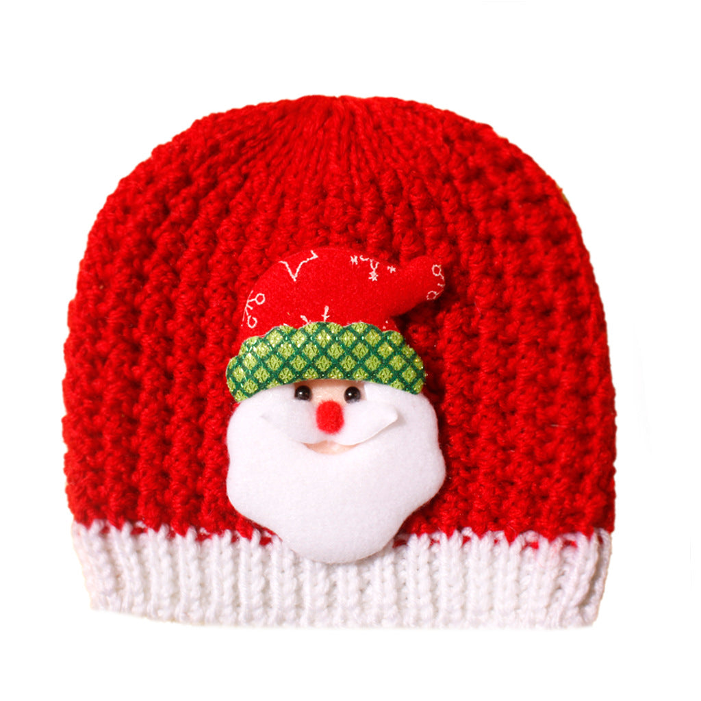 Children's Knit Hat Christmas Festival Warm Wool Kids' Headwear