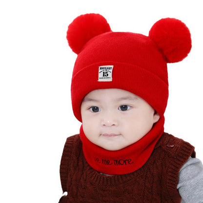 Infant Knitted Earflaps Born Boys Woolen Kids' Headwear