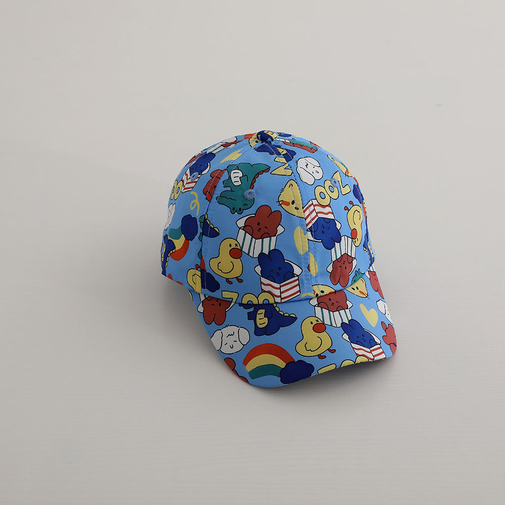 Children's Cartoon Printed Baseball Cover Casual Personalized Kids' Headwear