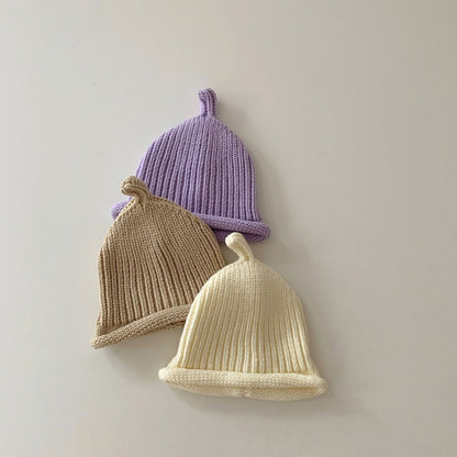 Color Small Woolen Hat Knitted Cute Kids' Headwear