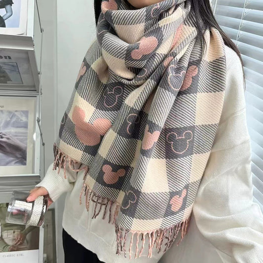 Women's & Men's Versatile Fashion Love Shawl Long Type Scarfs