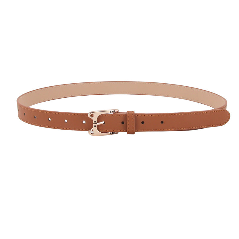 Women's Cute Fashion Meow Head Alloy Buckle Decoration Belts