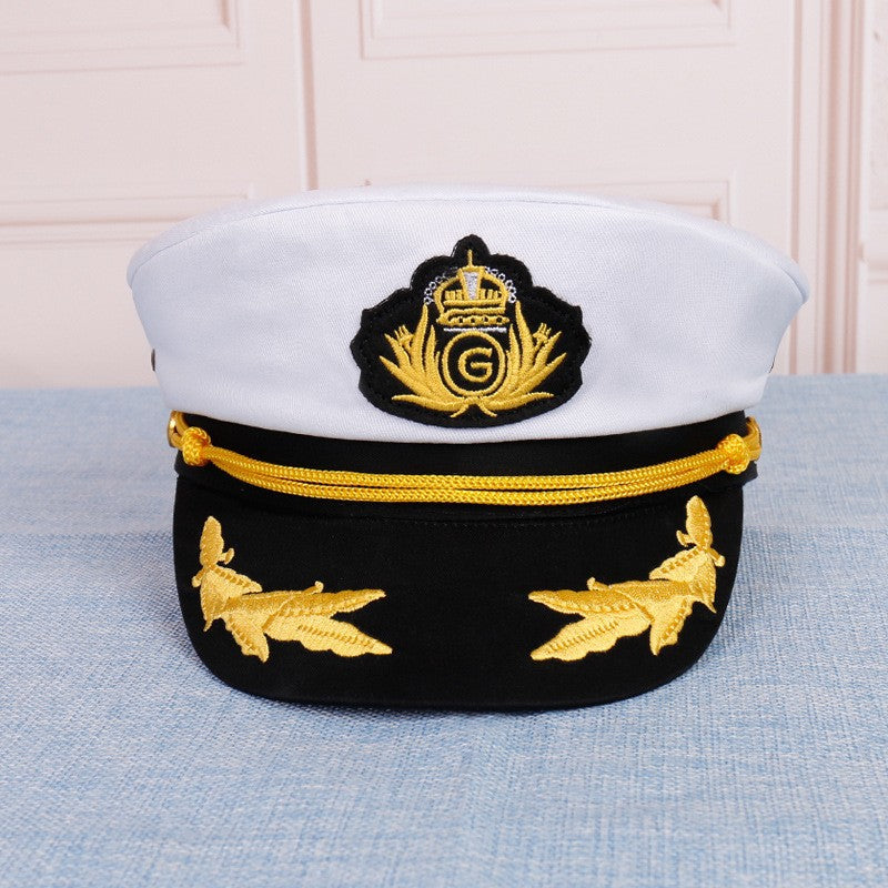 Men's Boat Anchor Wheat Captain Hat Props Kids' Headwear