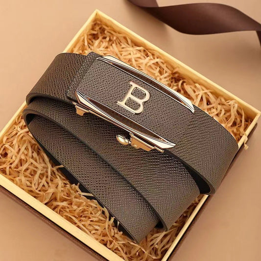 Men's Toothless Inner Wear Automatic Buckle Casual Belts