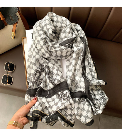 Women's Autumn Shawl Outer Match Fashion Cotton Linen Scarfs