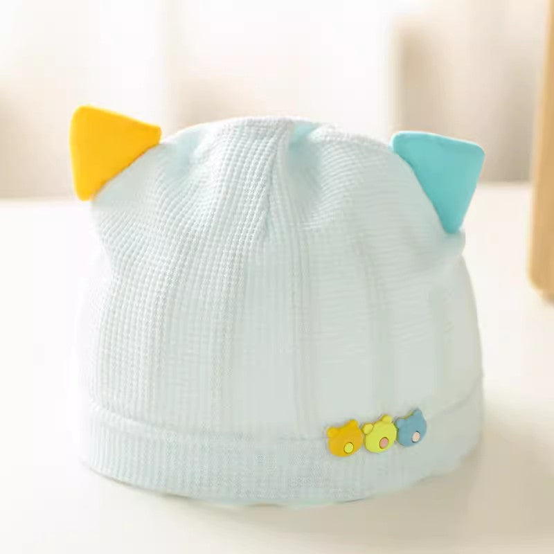 Hat Pure Cotton Born Infant Beanie Kids' Headwear