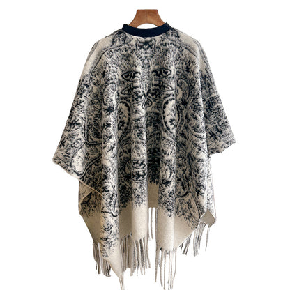 Women's Air Conditioning Shawl Outer Cloak Niche Scarfs