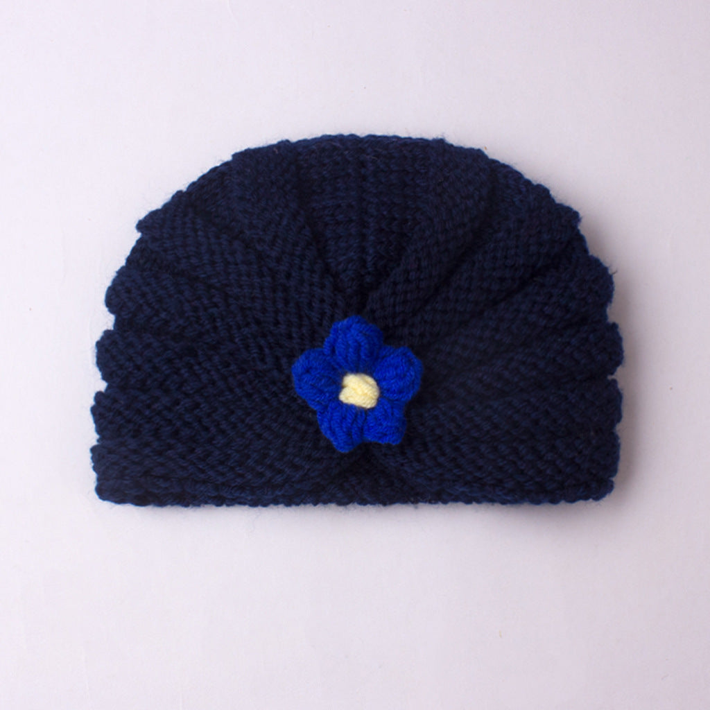 Children's Keep Warm Knitted Hat Cute Flowers Kids' Headwear