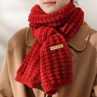 Women's Korean Style Thickened Warm Shawl Atmosphere Scarfs