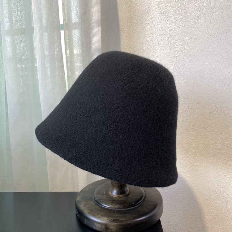 Women's Series Wool Bucket Hat Western Style Hats & Caps