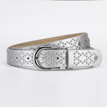 Women's & Men's Buckle Willow Punk High Sense Trendy Belts