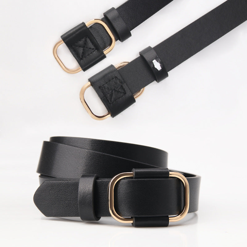 Women's Free Adjustable Simple High-grade Decorative Jeans Belts