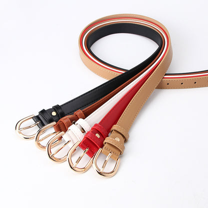 Women's Trendy Style Korean Simple Pin Buckle Belts