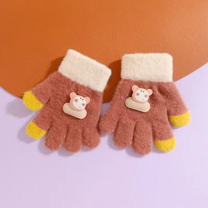 Children's Cartoon Winter To Years Old Cute Infant Gloves