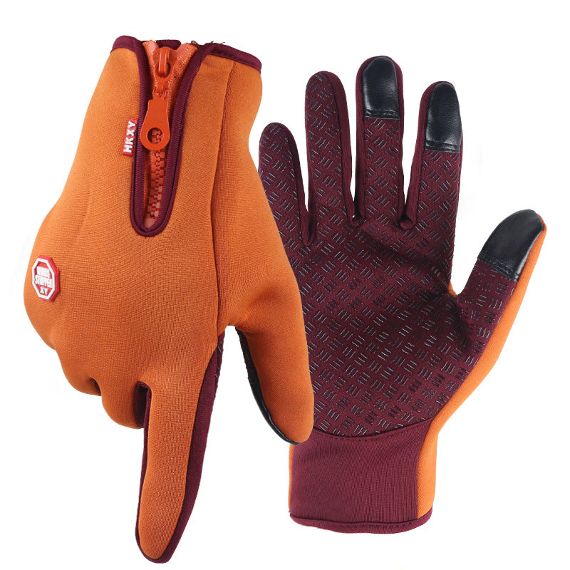 Women's & Men's Ski Touch Screen Riding Fleece Outdoor Keep Gloves