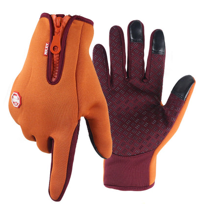 Women's & Men's Ski Touch Screen Riding Fleece Outdoor Keep Gloves