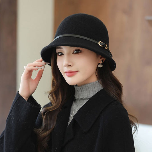 Women's Retro Korean Type Hat Lamb Wool Hats & Caps