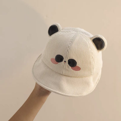 Cartoon Animal Semicircle Peaked Boys Casual Soft Brim Kids' Headwear