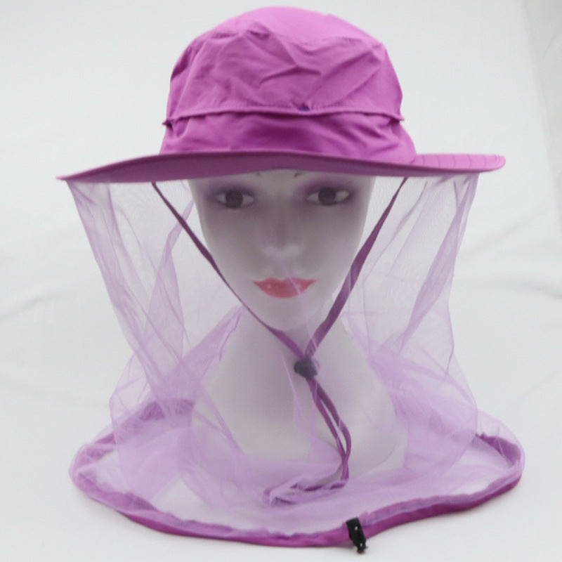 Women's & Men's Waterproof Bucket Hat Mask Mesh Sunshade Sun Hats & Caps