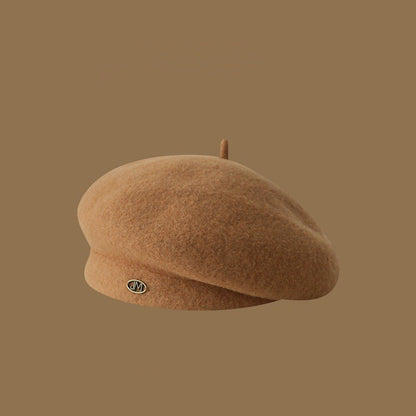 Women's Classic Style Beret Face Small Warm Korean Graceful Hats & Caps