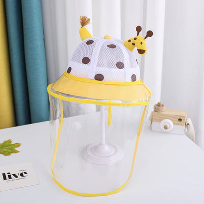 Children's Protection Hat Mask Autumn Giraffe Bucket Kids' Headwear