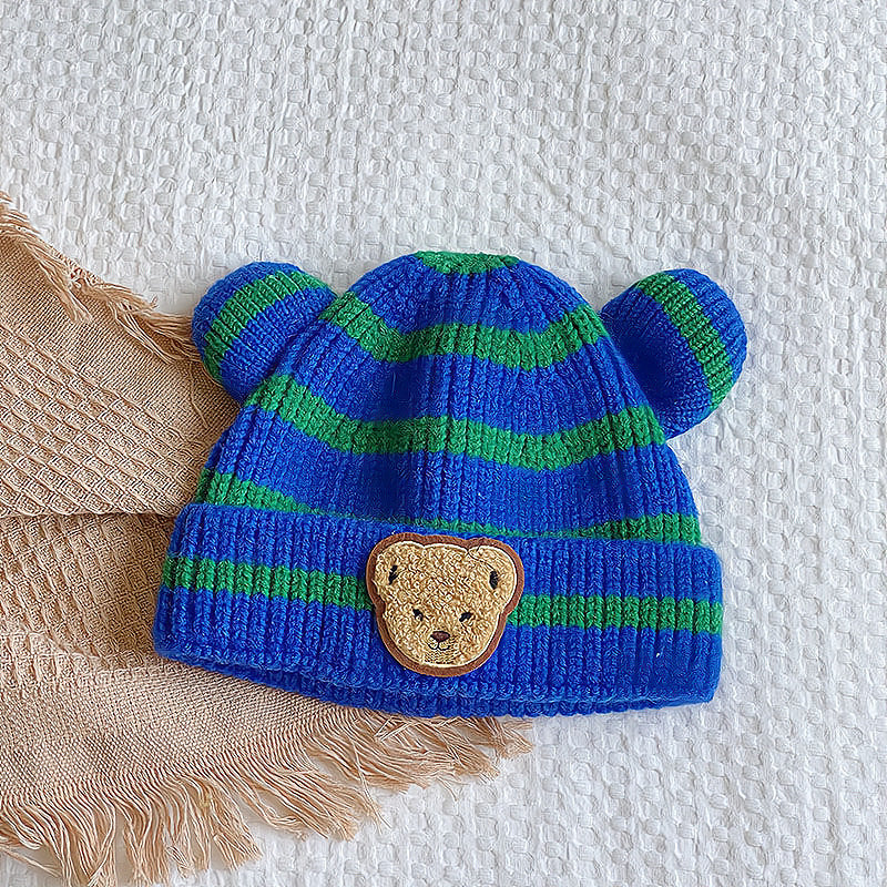 Thickening Warm Wool Boy Knitted Sleeve Kids' Headwear