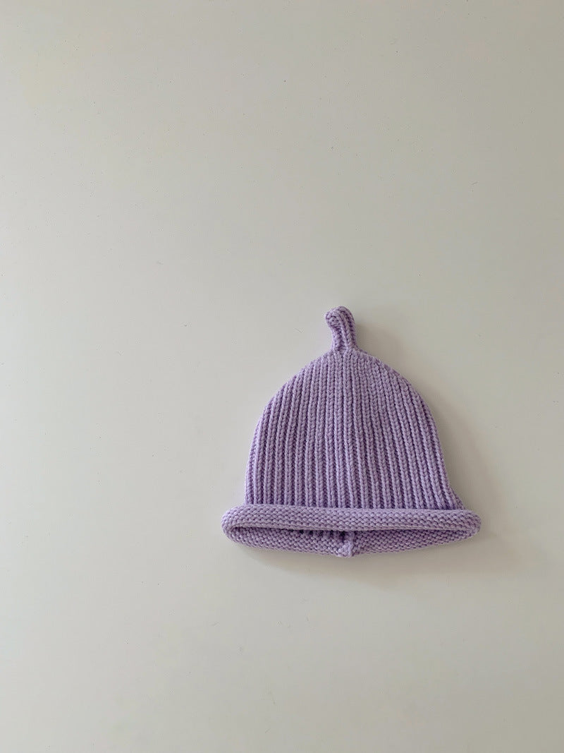 Color Small Woolen Hat Knitted Cute Kids' Headwear