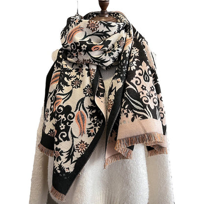 Cashmere Female Winter Thick Fashion Neck Scarfs