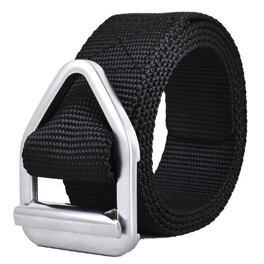 Men's Alloy Tactical Military Fan Canvas Outdoor Belts