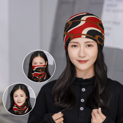 Women's Korean Bandana Windproof Warm Twisted Hat Hats & Caps