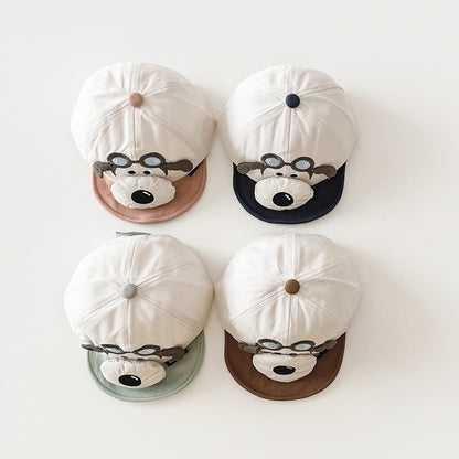 Peaked Puppy Hat Cute Super Baseball Kids' Headwear