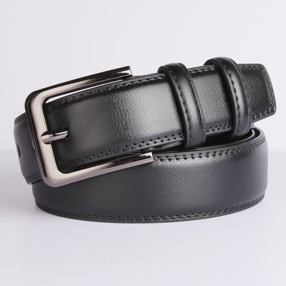 Men's Leather Pin Buckle Cowhide Casual Belts