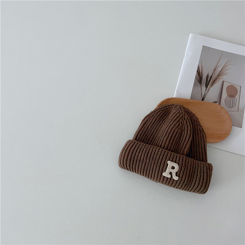 Children's Hat Boys Fashion Letters Skullcap Medium Kids' Headwear