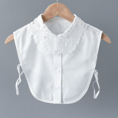 Women's Fake Shirt Collar Fashion Lace Cutout Scarfs