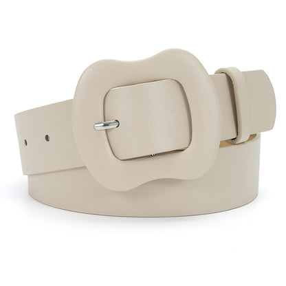 Women's Bag Buckle Fashion Solid Color Suspender Buckles Decorative Belts