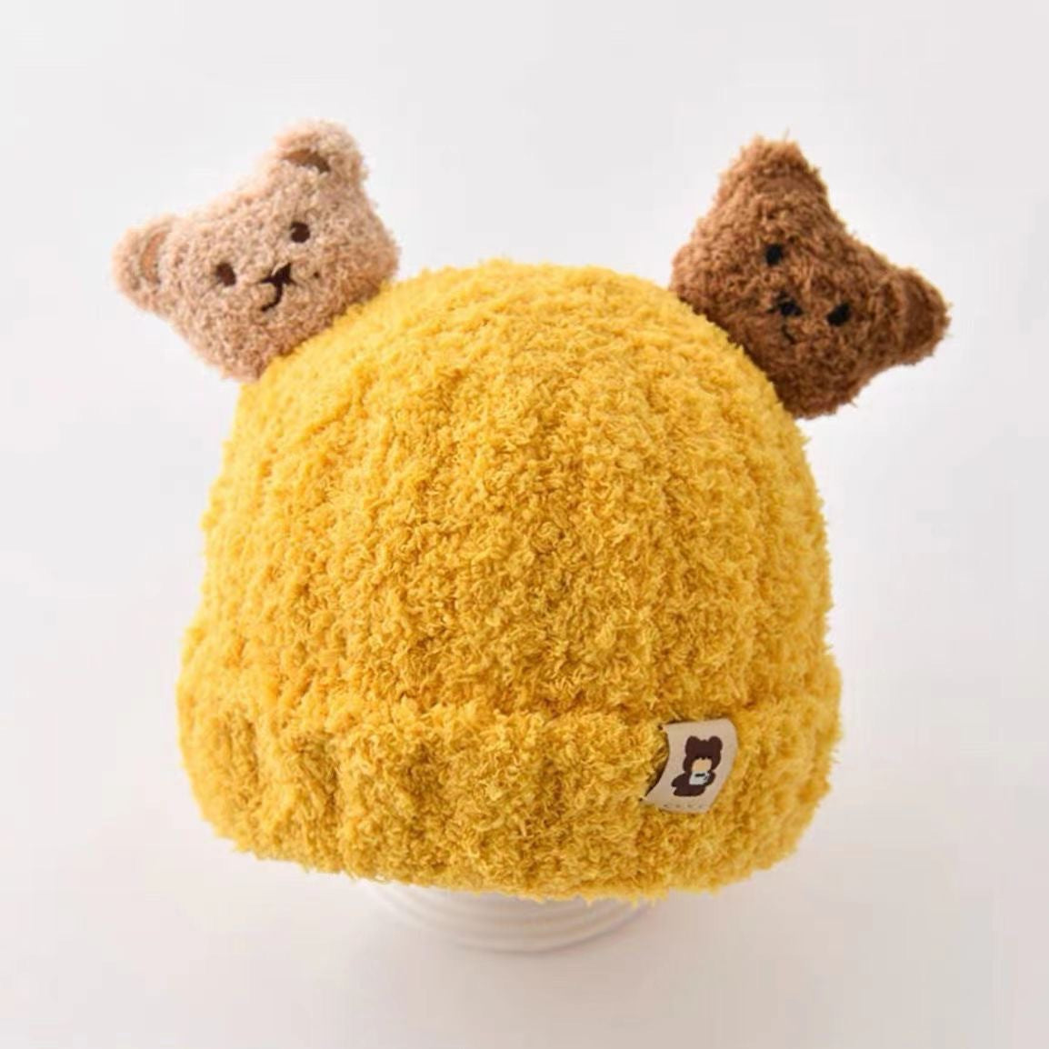 Children's Hat Cute Super Ear Protection Integrated Woolen Kids' Headwear