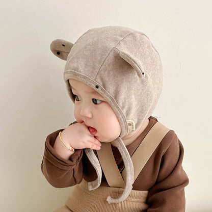 Hat Thin Warm Earflaps Male Female Super Kids' Headwear