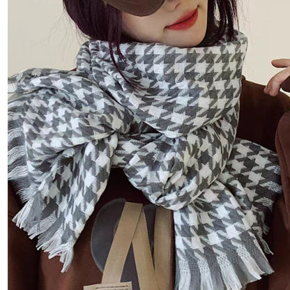 Women's & Men's Design Winter High-grade Korean Style Warm Tassel Scarfs