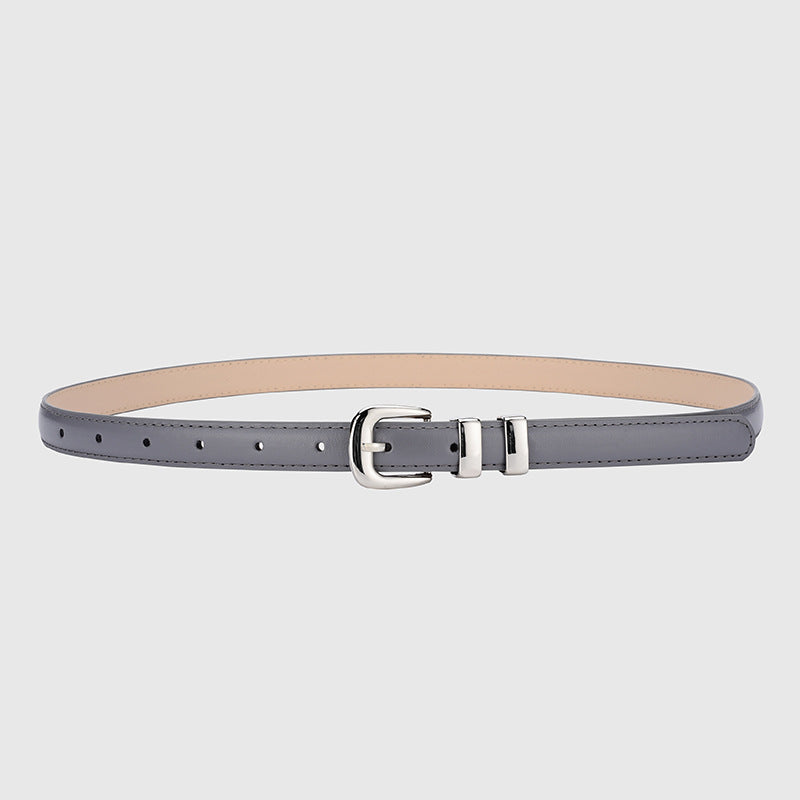 Women's Buckle Decorative Thin High Sense Simple Leisure Belts