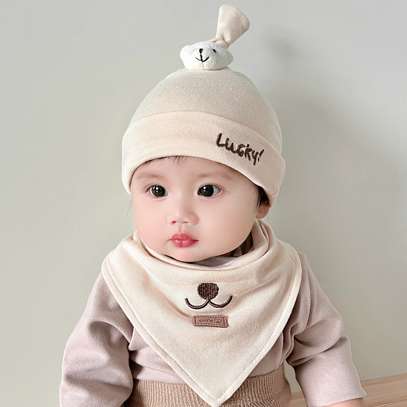 Hat Thin Born Beanie Triangular Binder Kids' Headwear