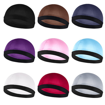 Children's Wave Hat Elastic Artificial Silk Round Kids' Headwear