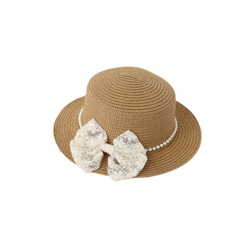 Children's Sun Hat Summer Straw Bag Set Kids' Headwear