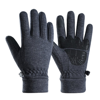 Men's Thickened Waterproof Windproof Riding Motorcycle Touch Gloves