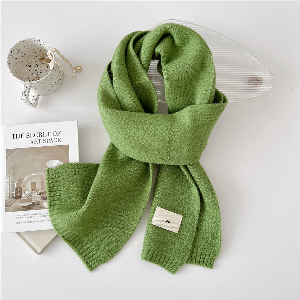 Women's Small Solid Color Korean Versatile Trendy Scarfs