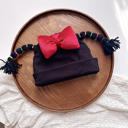 Born Hair Band Bow Rubber Long Braid Hat Kids' Headwear