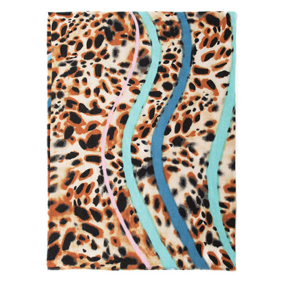 Women's Leopard Print High-grade Soft Warm Cashmere Scarfs