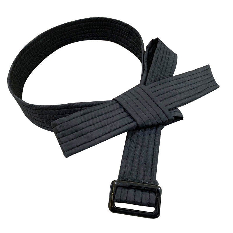 Women's Versatile Wide Down Widened Cotton Bow Belts