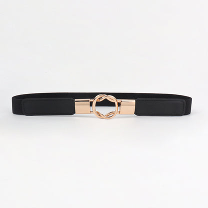 Fashion Elastic Thin Dress Shirt Waist Belts