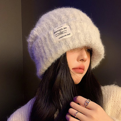 Women's Face Slimming Woolen Korean Style Warm Hats & Caps