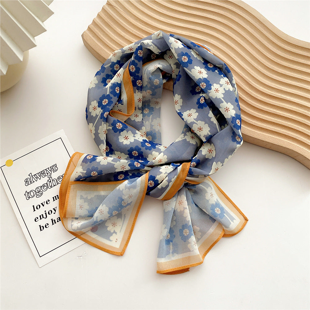 Women's Autumn Summer Versatile Fashionable Stylish Thin Decorative Scarfs